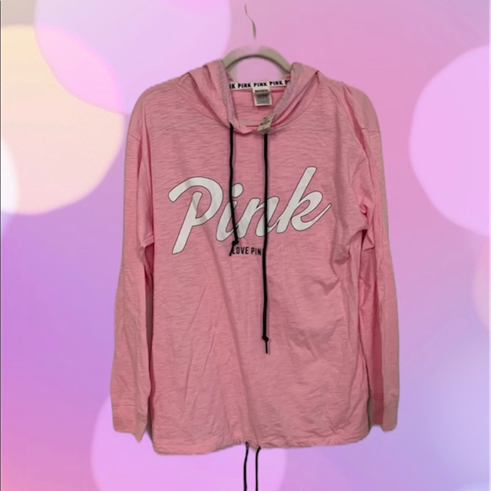 Pink victorias secret hoodie sweatshirt